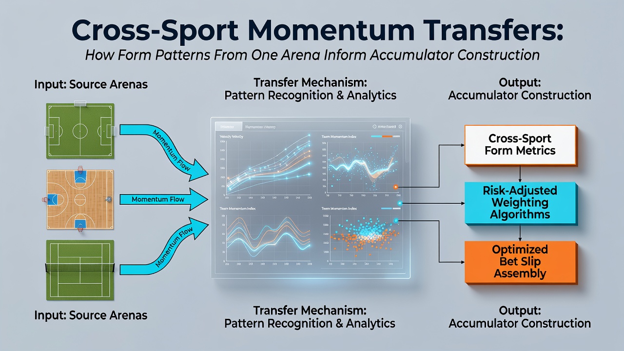 Data charts showing form pattern correlations across different sports for betting accumulators