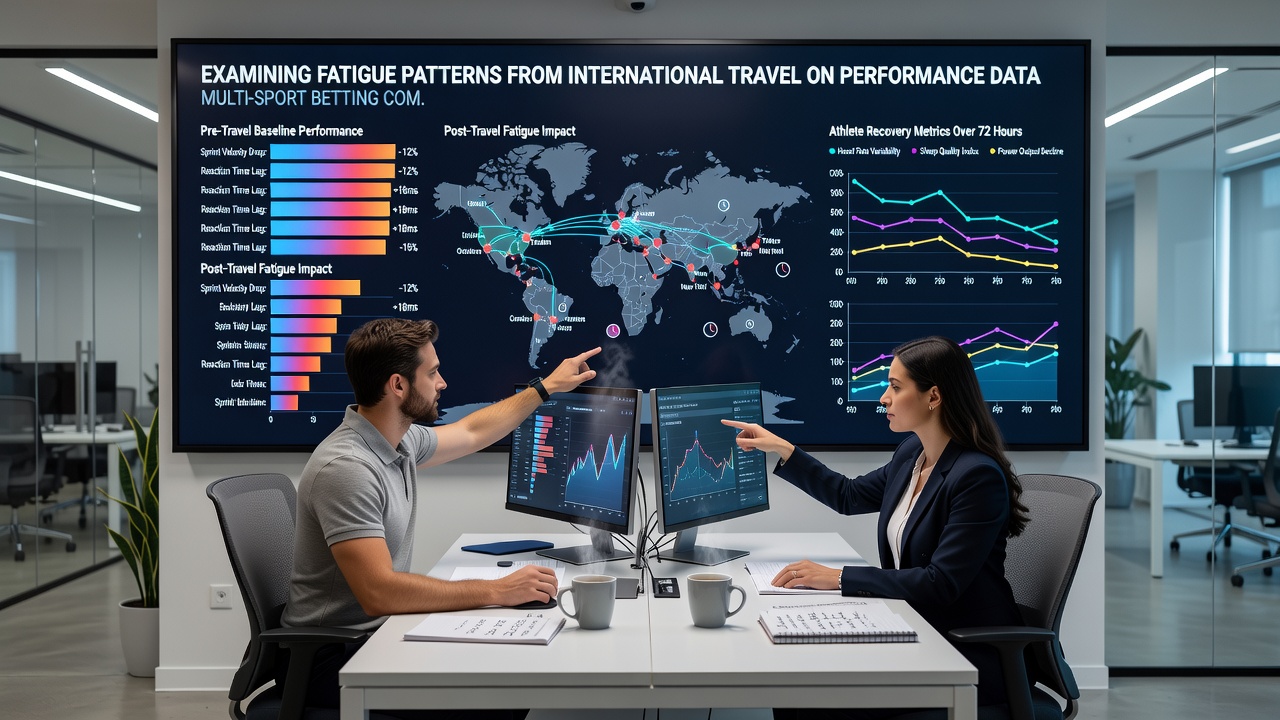 Performance tracking dashboards displaying fatigue indicators from soccer, tennis, and basketball events
