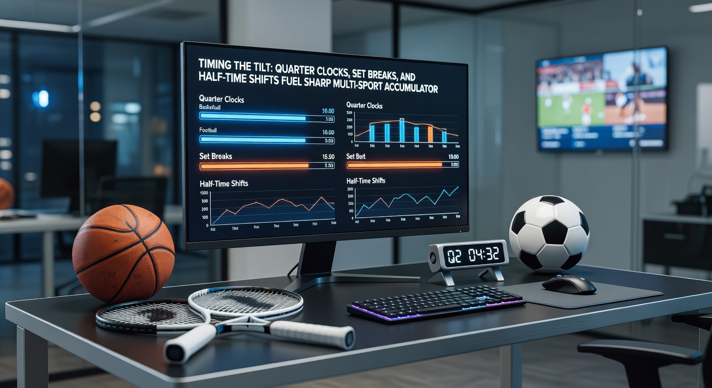 Tennis player celebrating a crucial service break at set point, with scoreboard showing momentum shift during a major tournament